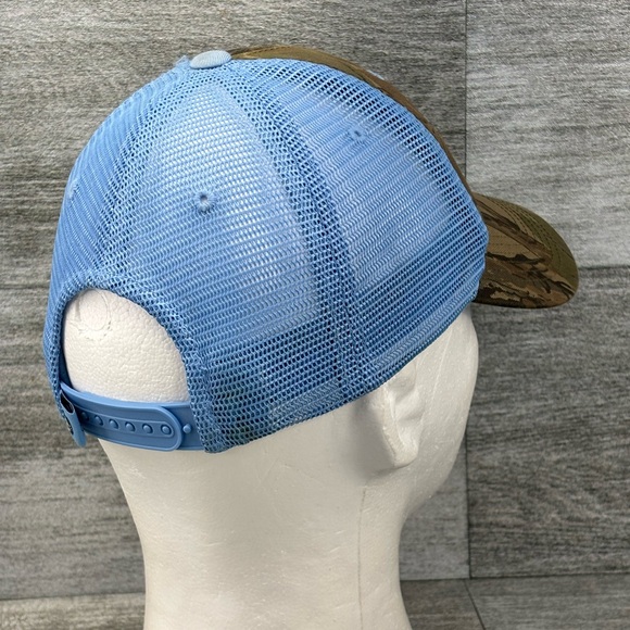 North Carolina Tar Heels Camo Blue Mesh Snapback Captivating Headgear Hat Cap - Picture 4 of 13